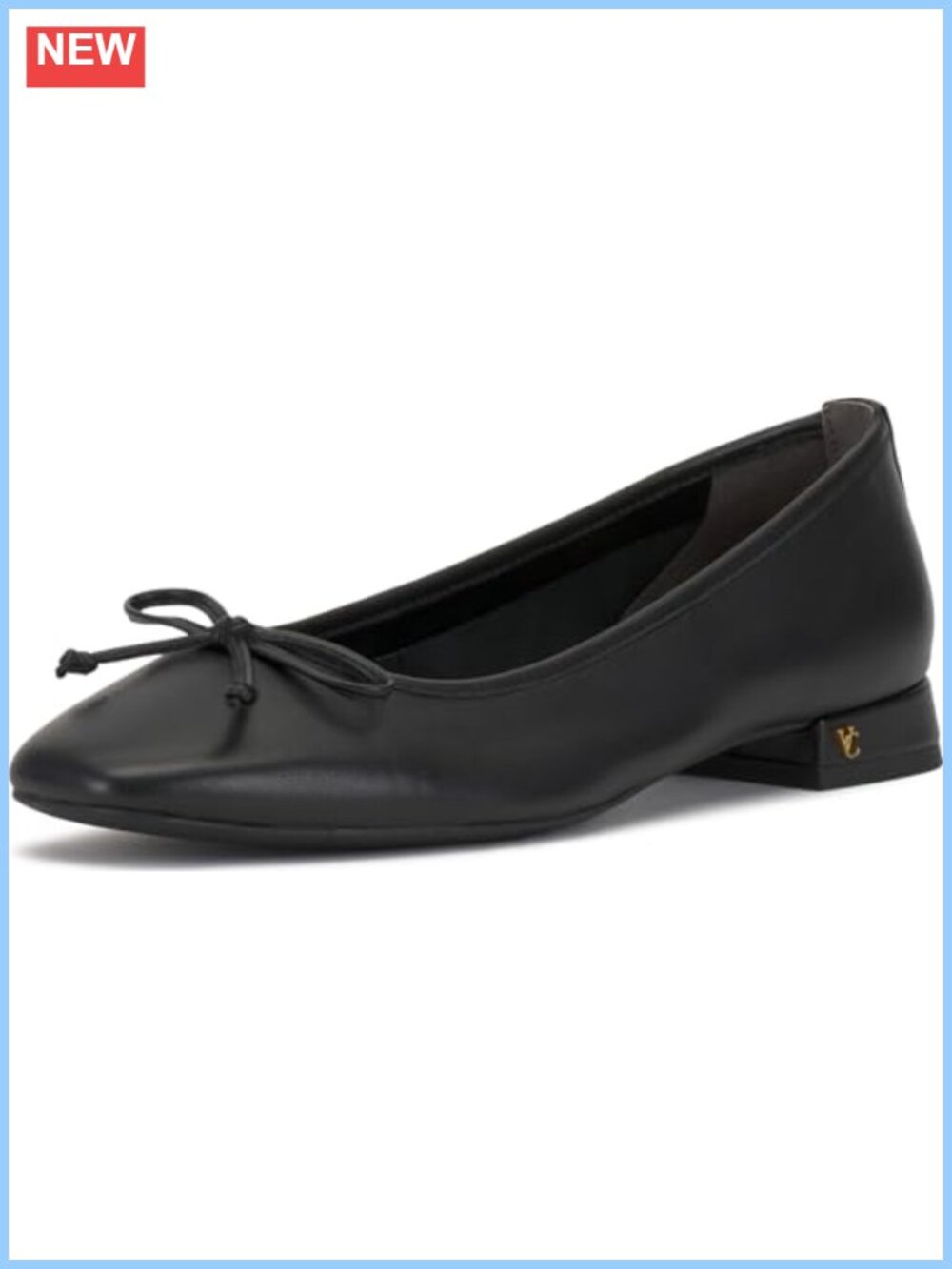 Heeled Ballet Flats Leather Upper Slip On Low Heel Dress Shoes